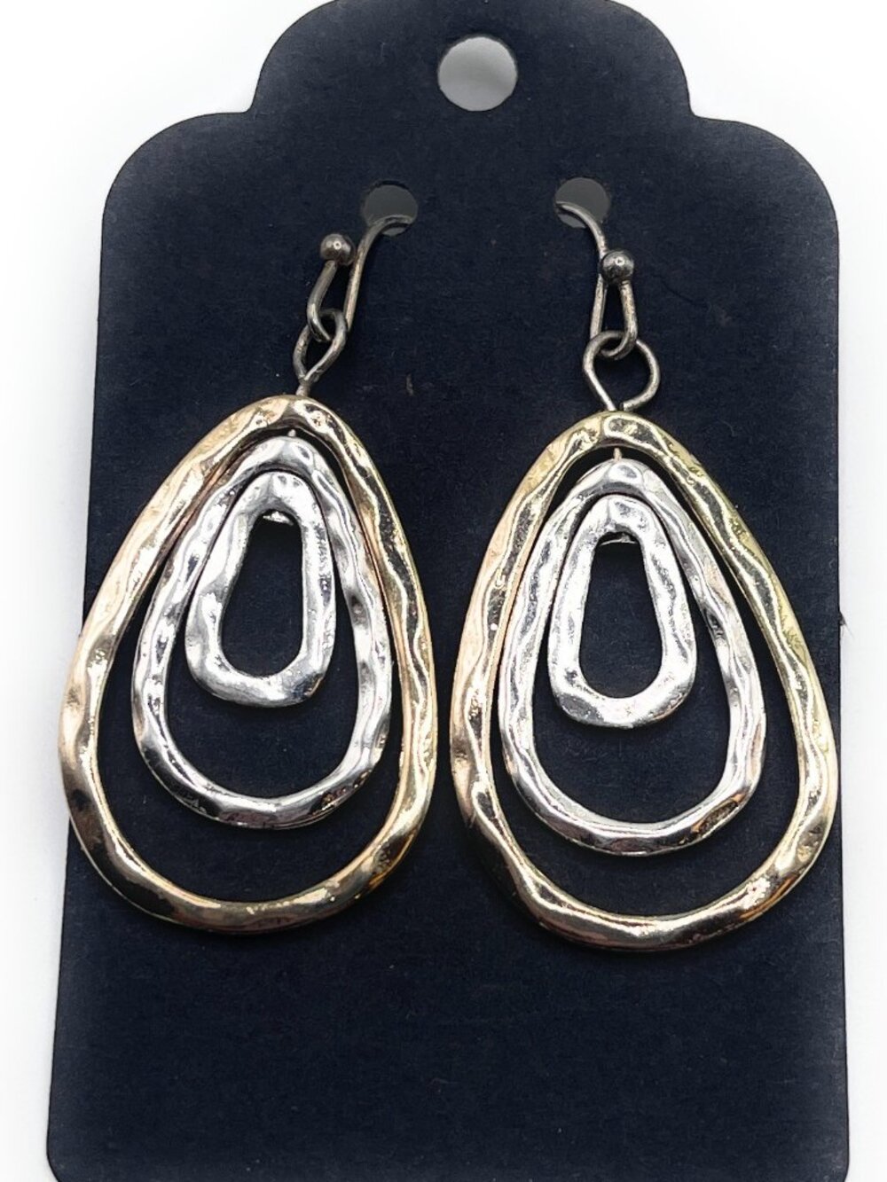 Brighton Hammered Oval Earrings - 1032